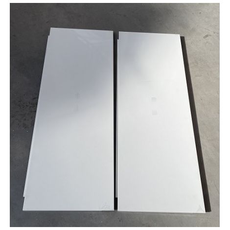 Kit d'habillage 2 cotés en tole métal blanc pour ballon preparateur ECS 120l UPEC FRISQUET F3AA40416