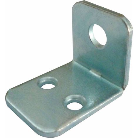 100 x SQUADRETTA DI FISSAGGIO ARMADIO 22X28X21 MM ZINC