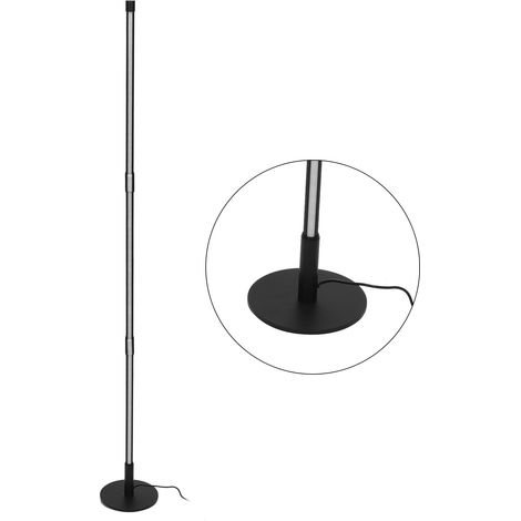 Lampadaire d'angle LED RGB à éclairage d'ambiance, base ronde, prise UE 100-240 V (1/5)