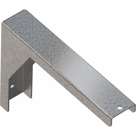 KWC Konsole, PLANOX, Edelstahl, Wandmontage, 45x180x240 mm (1/2)