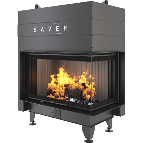 Insert de cheminée SAVEN Energy Up 85 x 50 x 47 R Noir (17,0 kW) ECO (1/5)
