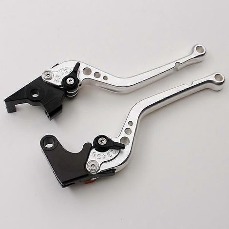 Pour moto Yamaha FZ6R 2009-2017, levier de frein, klaxon et embrayage modifié au guidon (argent 3) (1/5)