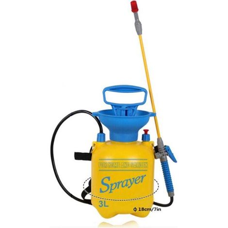 Pulvérisateur 3 L, Flacon Spray Pulvérisateur, Bouteille Spray Pulvérisateur,Convient pour l'arrosage, le nettoyage et la désinfection du jardinage (1/4)