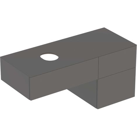 Geberit VariForm meuble sous-lavabo à poser, trois tiroirs, (1/2)