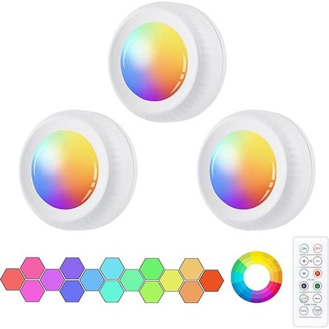 Lampe LED pour meubles, 6000K, luminosité réglable, alimentée par batterie, pour armoires, cuisines, couloirs, escaliers ou meubles.-AquaForge (1/5)