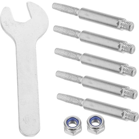 Meule Diamantée Pour Affûtage De Tronçonneuse Kit Outils Manuels Vis Inclus Chaîne - (1/5)