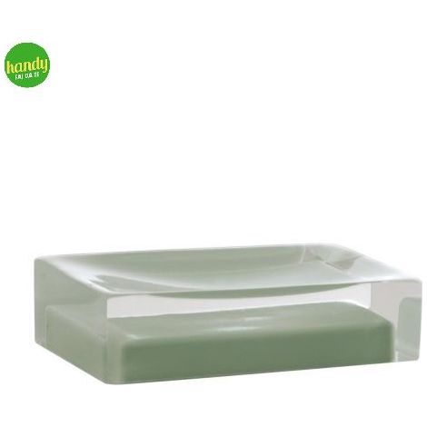Portasapone da appoggio Gedy Rainbow verde menta (1/3)