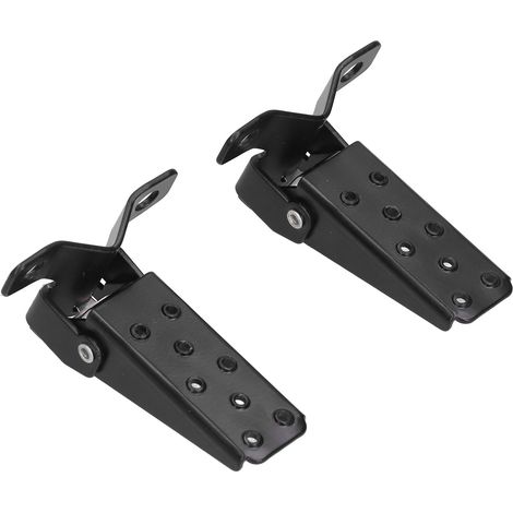 Repose-pieds pliable, pédale en acier noir universel pour moto rétro ATV (1/5)