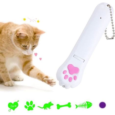HOXILEELEOJouet interactif - ZGEER - Modèle Patte - Projection laser - Charge USB - Pour chats moyens (1/4)
