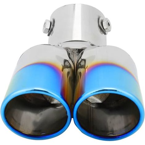 Tuyau d'échappement en acier inoxydable - Accessoire universel de modification automobile de 2,4 pouces (1/5)