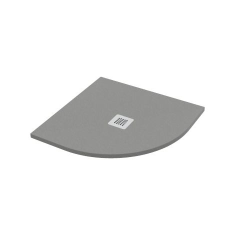 Piatto doccia 80x80 h.2,8 angolare in marmo resina effetto pietra (1/5)
