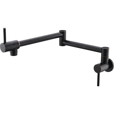 Robinet de remplissage de pot Robinet mural pliant pliable robinet robinet robinet mural unique Robinet de lavabo à un seul trou ROSE ROSE ROSSE POINTE POWER PLIERING SPOUT Robinet pliant ( Color : Bl (1/5)