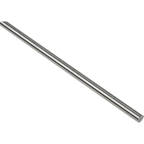 Tige Acier Argenté, diam. 3mm, L 330mm ( Prix pour Lot de 50 )