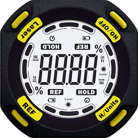RM081 Laser-Goniometer Wiederaufladbarer digitaler Neigungsmesser Multifunktionale Laser-Nivellierbox Dipmeter An