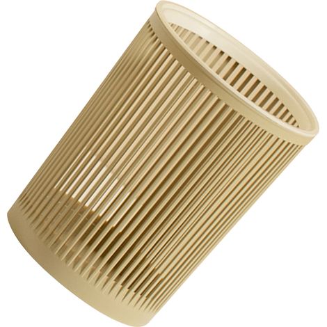 Poubelle creuse ménagère grand volume, seau hygiénique résistant à l'usure, corbeille à papier kaki foncé pour bureau et salon (1/5)