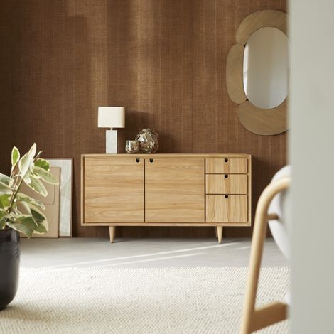 Buffet en bois de teck 145 Jonàk (1/5)