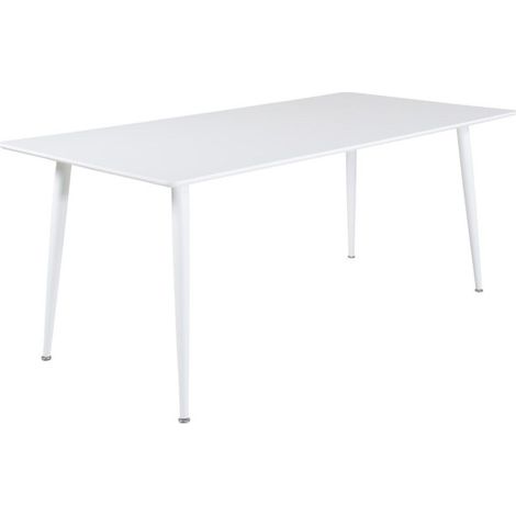 Table à Manger Design "Polar" 180cm Blanc (1/5)