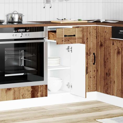 Maison Exclusive - Mueble bajo de cocina Lucca madera vieja