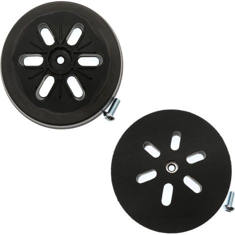Disque Abrasif 150 mm Plateau Ponceuse Compatible avec Bosch GEX 150, GEX 150 AC, GEX 150 Turbo Ponceuse Dureté(2 pièce) (1/4)