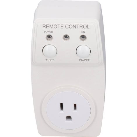 Prise de courant avec télécommande et fiche standard américaine 120 V, compatible avec les régulateurs de lumière. (1/5)
