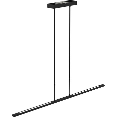 Steinhauer - lámpara colgante - Zelena LED - negro - plástico (1/5)