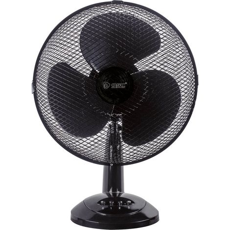 Lindi Tischventilator Ø34cm 40W Schwarz