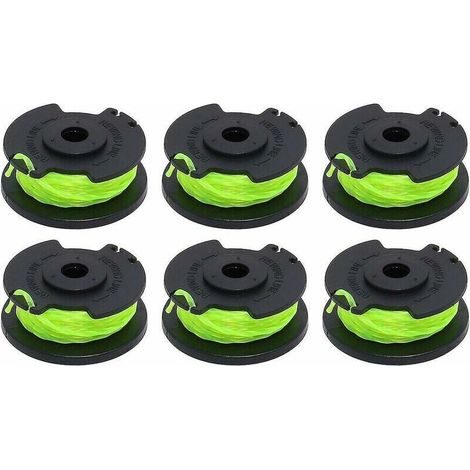 Accessoire pour débroussailleuse Lot de 6 bobines de rechange pour coupe-bordures Rac143 compatible Ryobi 36 V (1/4)