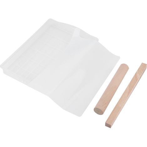 Moule à Nougat en Silicone Antiadhésif, Matériel pour Chocolat et Bonbons DIY avec Rouleau à Pâtisserie en Bois (1/5)