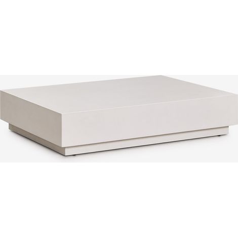 Table basse rectangulaire 120x90 cm en ciment Manir SKLUM