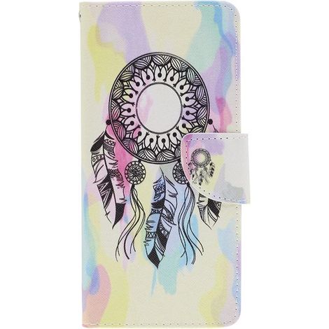 Étui portefeuille pour Samsung Galaxy A80 - Motif attrape-rêves coloré - Coque avec rangement cartes (1/5)