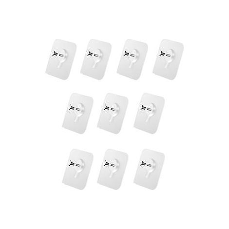 Crochets muraux transparents, crochets adhésifs multi-usages (1/3)