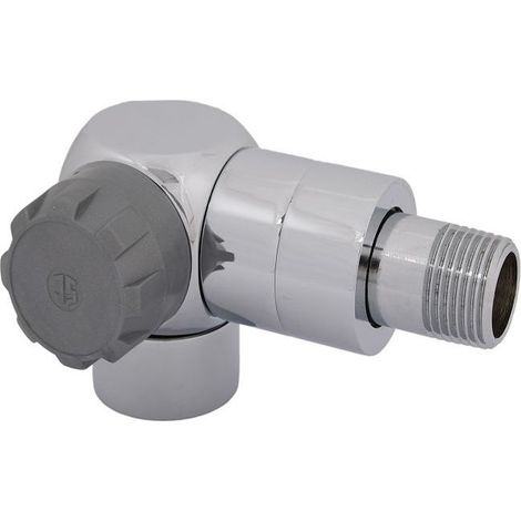 JS THERMOSTATVENTIL WINKELECKFORM ANSCHL.LI, DN15, 1/2", POL.VERCHROMT
