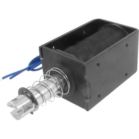 DC 24 V 0,49 8 mm Hub 1,0 kg Offener Rahmen Push-Typ Électro-aimant