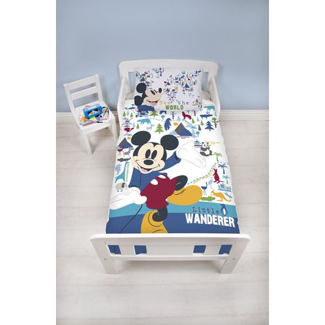 Parure de lit Junior Mickey Mouse Wanderer Disney 120 cm x 150 cm (1/4)