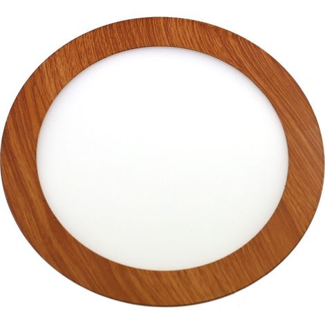 Jandei - Downlight LED 18W 6000oK redondo empotrar acabado madera (1/5)