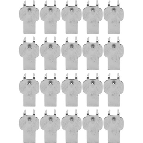 Cintres à griffes en métal pour photos, 20 pièces, sans dommage, cadre de cloison sèche, crochets de suspension pour miroir, affiche d'art, peinture Photo, décoration de maison (1/5)