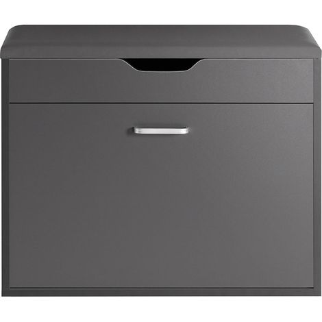 Scarpiera Salvaspazio Slim, Portascarpe Salvaspazio Regolabili,Scarpiere,Scarpiera Pieghevole L60P30A50 Cm, Grigio, FSR95-HG SoBuy