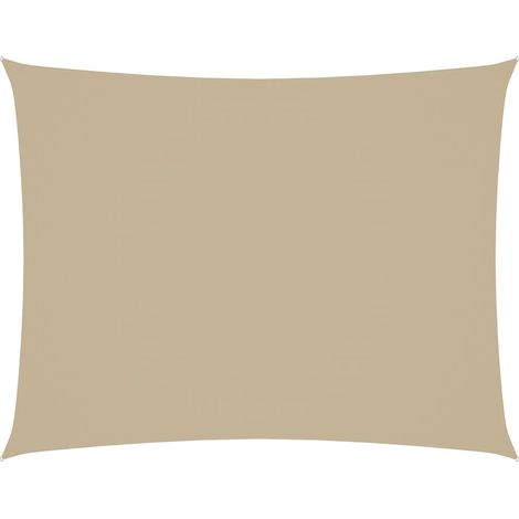 Maison Exclusive - Toldo de vela rectangular tela Oxford beige 2x (1/5)