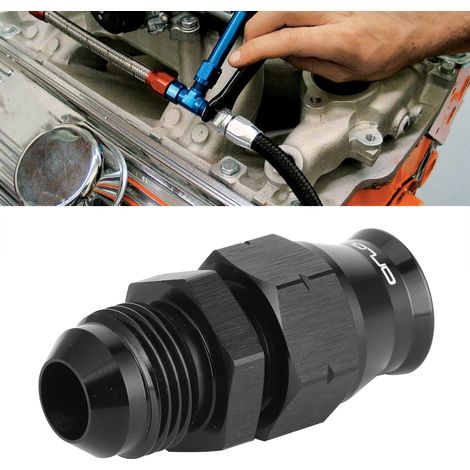 Adaptateur Universel 1/2" Tube à Mâle 8 AN pour Raccord Rapide Rail Carburant Pièce Unique Usinage CNC