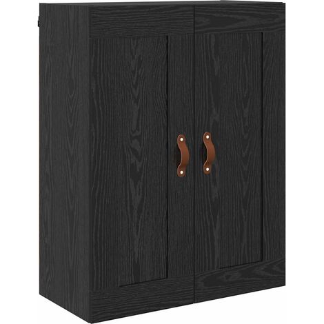 Maison Exclusive - Pensile Rovere Nero 69,5 x 34 x 90 cm Legno multistrato