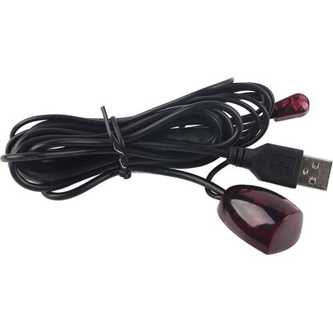 Récepteur infrarouge USB pour décodeur, câble d'extension de télécommande infrarouge, répéteur USB pour la maison ou l'hôtel