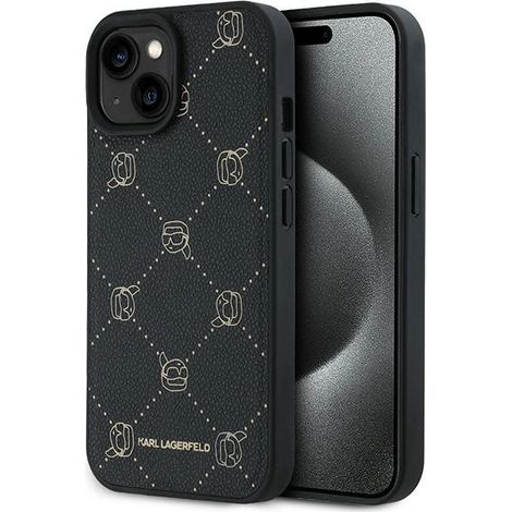 Karl Lagerfeld KLHMP15MPGKHPHK iPhone 15 Plus 6.7 negro/negro Karl Head MagSafe (1/5)