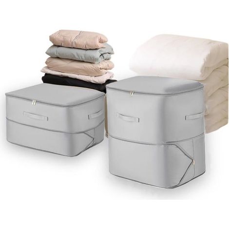 Sacs de compression TuseRxln - Grand sac de rangement - Pour couette et voyage - 1 pièce - Gris (1/5)