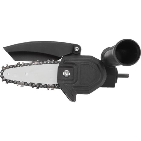Adaptateur portable pour scie à chaîne, mini-scie électrique, avec poignée et chaîne.