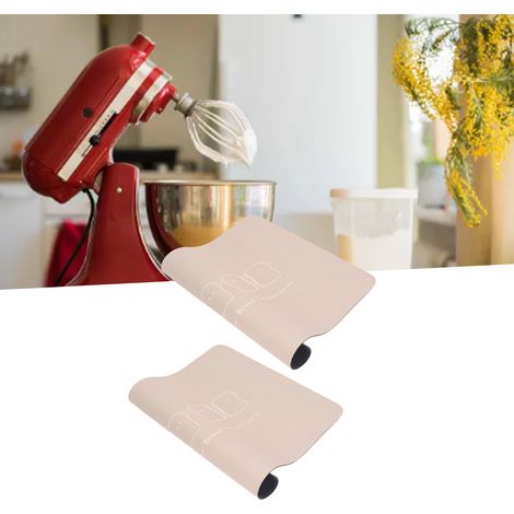 Kaffeebar-Matte - Set mit 2 rutschfesten und vibrationsdämpfenden Matten aus Diatomitmaterial für Kaffeemaschinen und Haushaltsgeräte (Abmessungen: 40 x 50 cm, Dicke: 3,5 mm) (1/5)