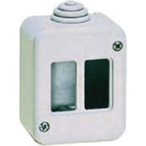 8PZ SCATOLA PORTAFRUTTI DA PARETE 2 POSTI IP40 - (1402)