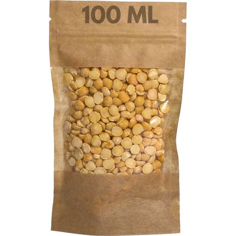 Bolsa de papel DOYPACK ECO con ventana grande 85x50x145 mm 100ml 25 unidades
