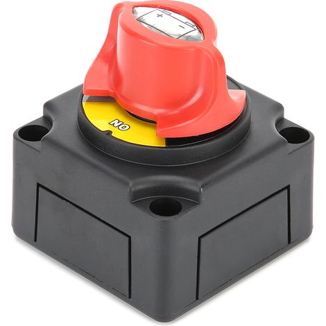 Interrupteur rotatif de déconnexion de batterie 12V 300A, courant élevé, convient aux voitures, camping-cars, navires et yachts. (1/5)