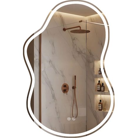 Specchio Rea Uno Transparent Led 120X100