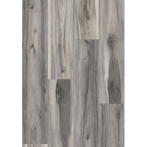 Mexen Chula Vista échantillon de panneaux vinyles 1240 x 182 mm SPC 6,5 mm, sous-couche IXPE 1,5 mm, 4 V-Joint, Noyer - F1088-S (1/2)